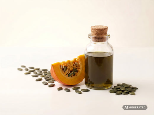 Olio di semi di zucca tostati, spremuto a freddo, bio