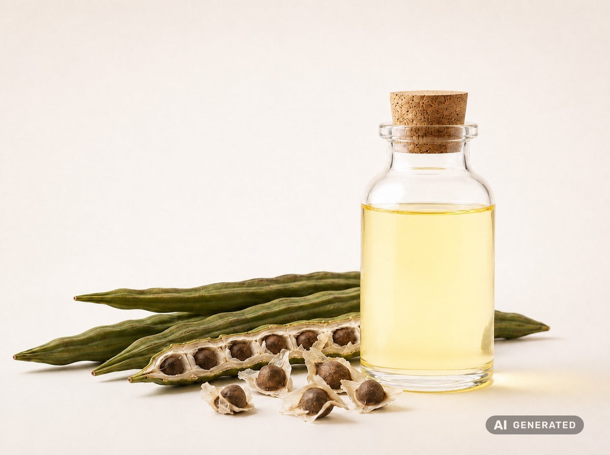 Olio di semi di moringa spremuto a freddo, bio