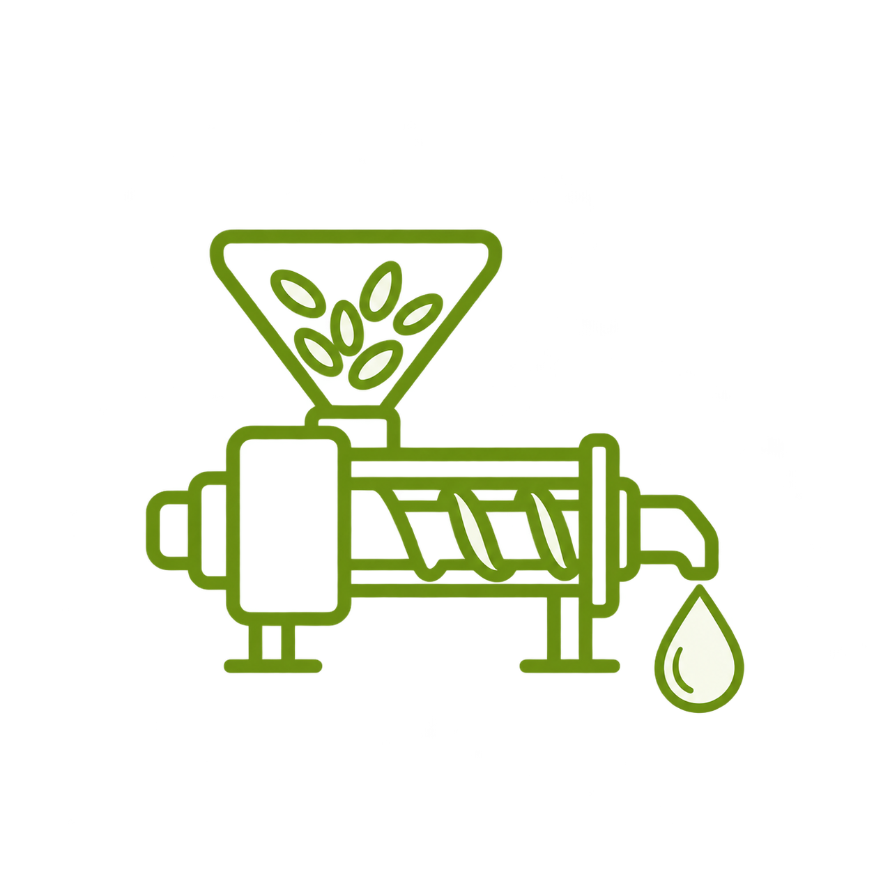 Cold pressing of plant oils