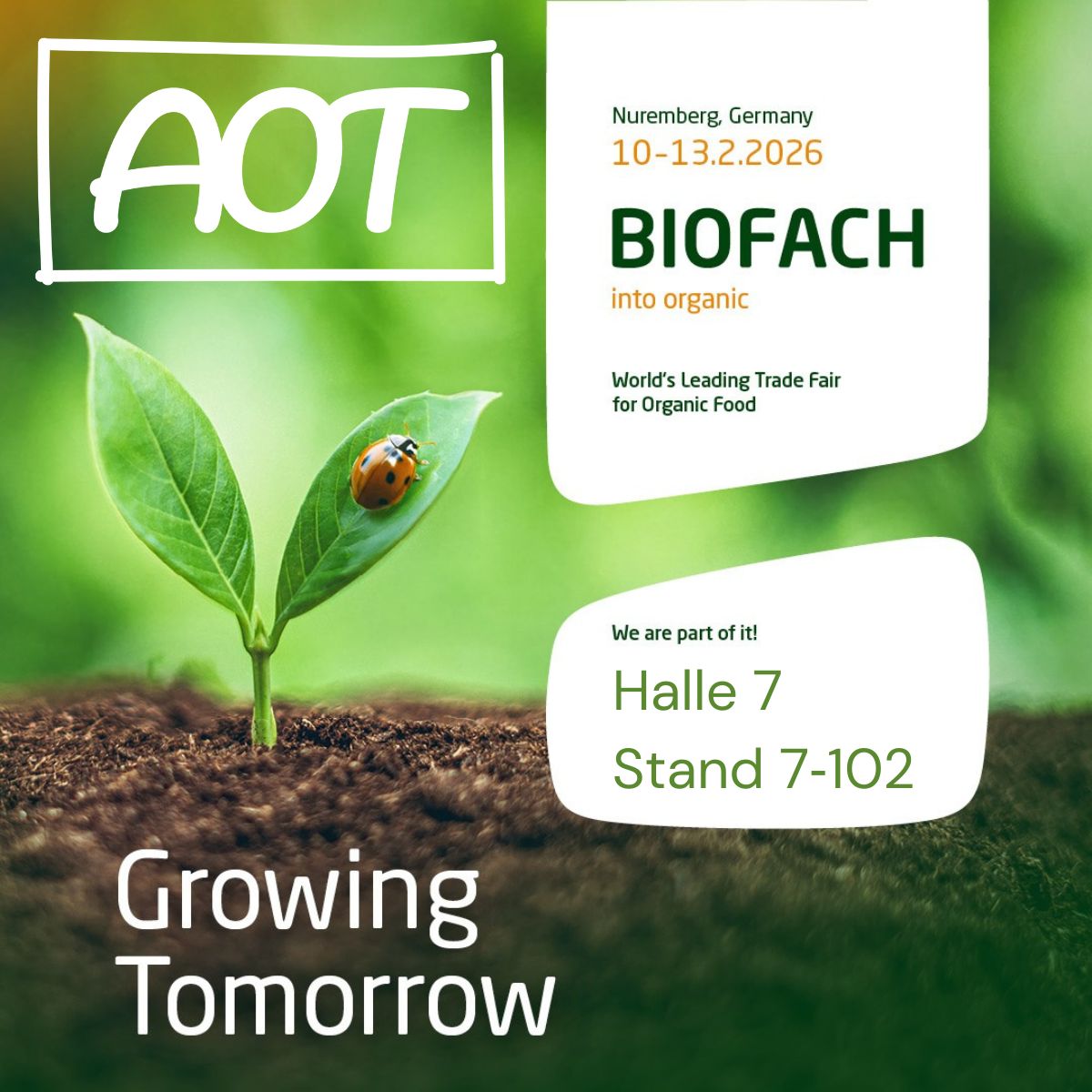 AOT auf der BIOFACH 2026